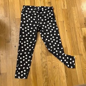 Outdoor Voice polka Dot Cropped Leggings - worn once